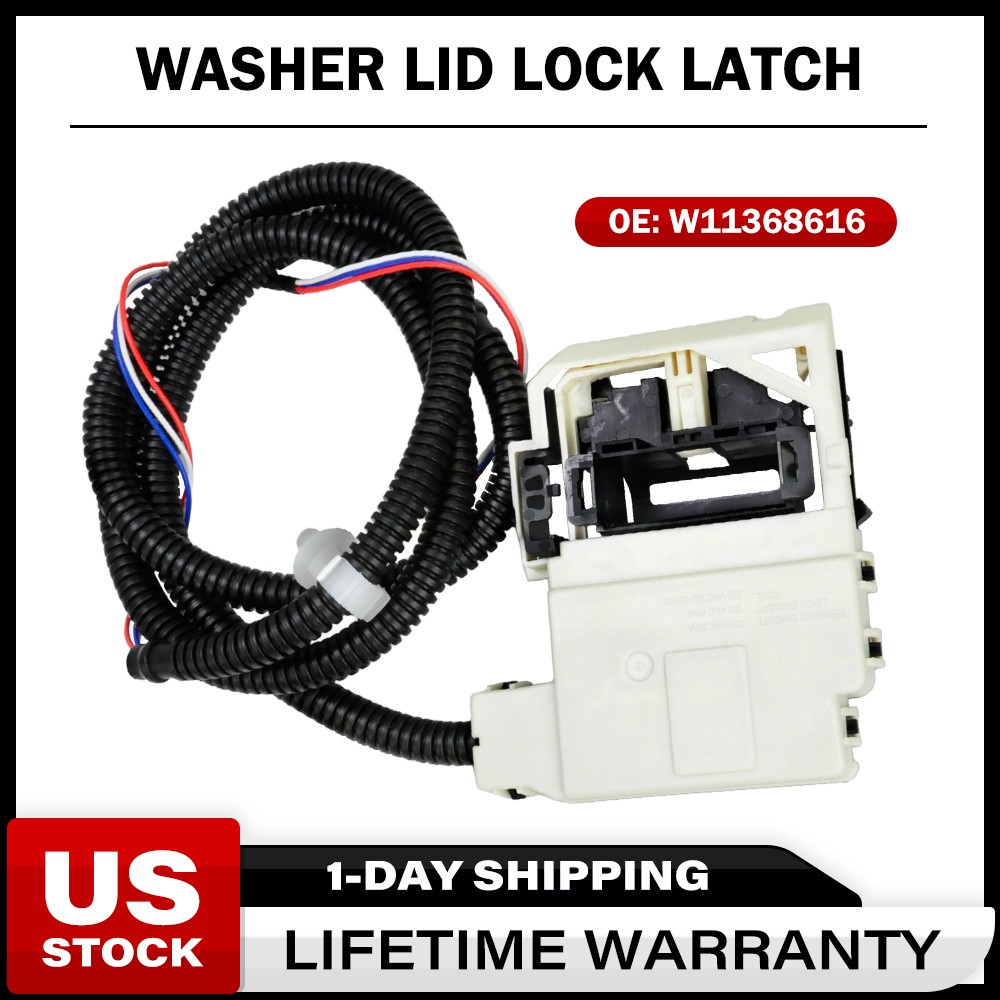 Washer Lid Lock Latch Assembly for Maytag Washer MVW4505MW0 W11670519 W11368616 gallery