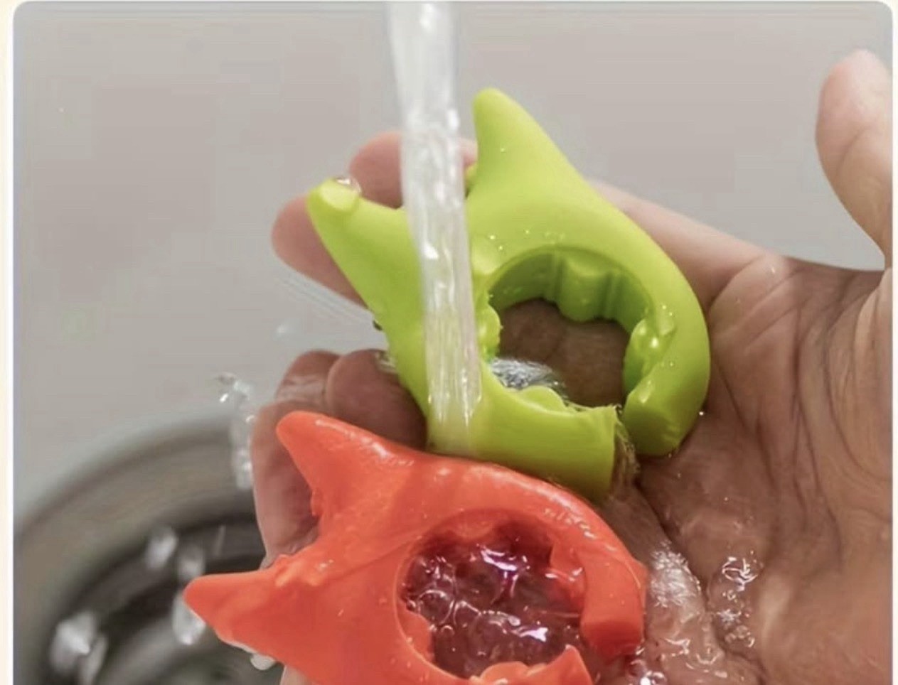 Silicone Spoon Rest Holder 3pc Set Green Red Black Modern Less Than 10in gallery