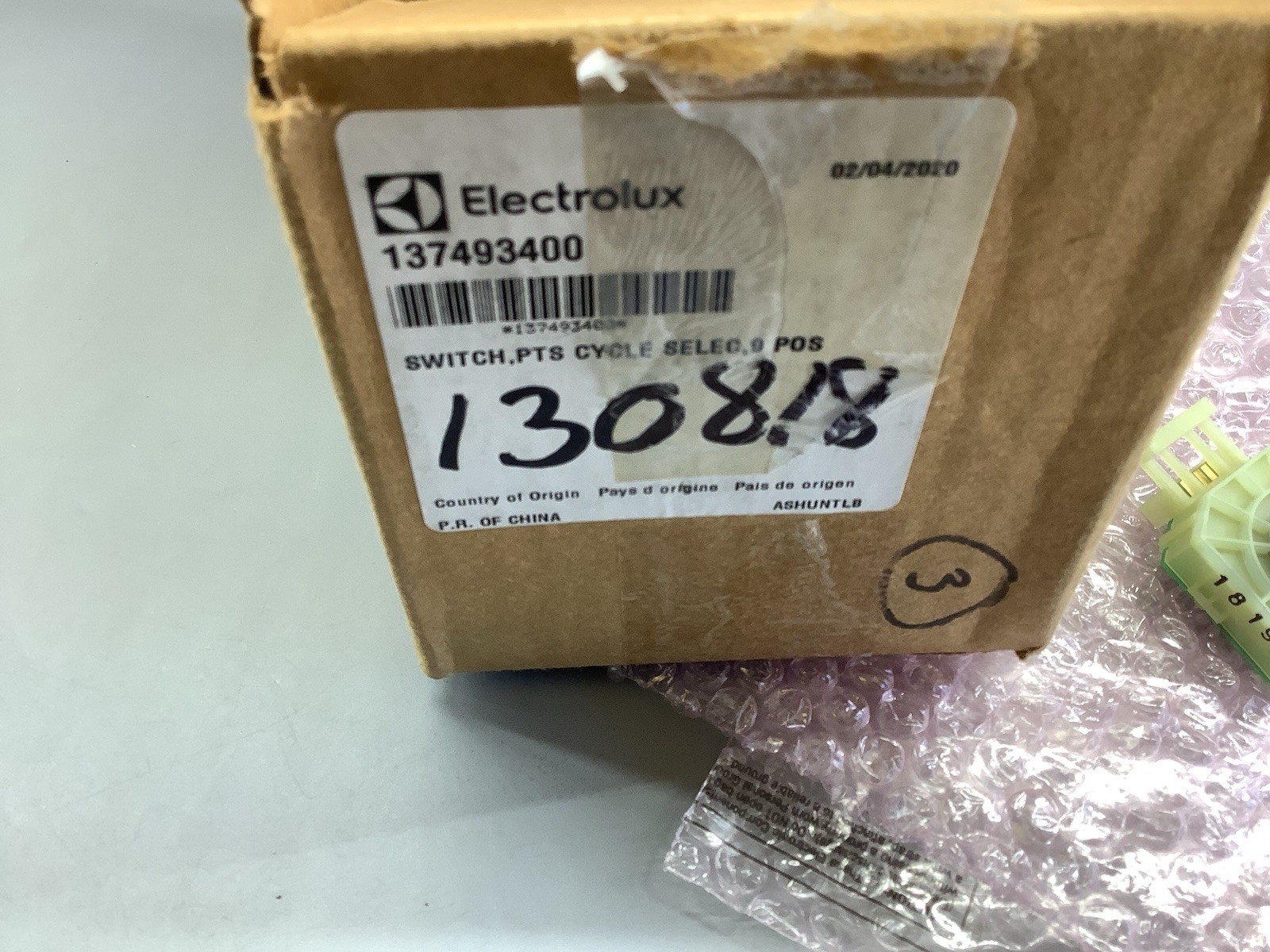 NEW OEM Genuine Electrolux Laundry Cycle Selector Switch 137493400 gallery