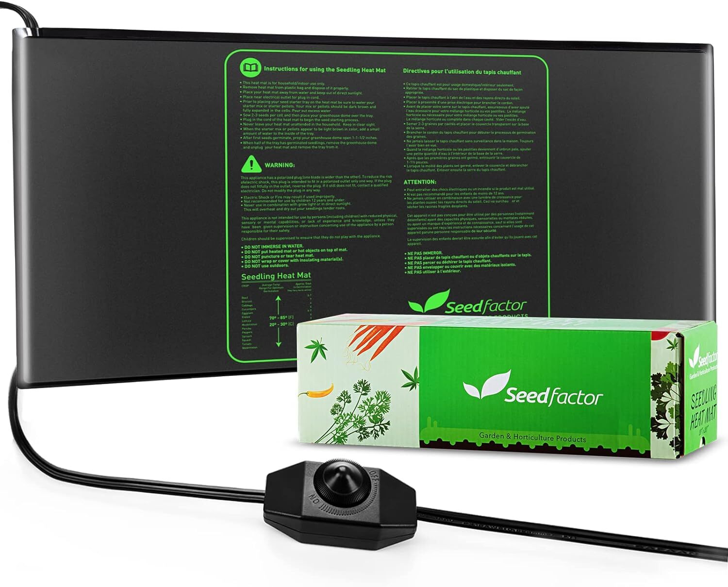 MET Seedfactor Warm Hydroponic Heating Pad for Indoor Home Gardening SeedStarter gallery