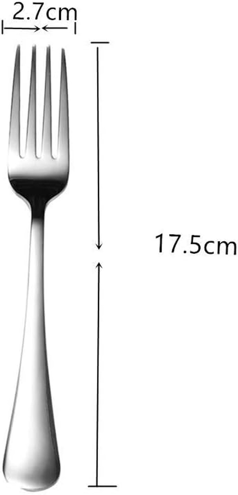 10-Piece Dinner Forks Set,Food-Grade Stainless - 7 Inches Table Forks,Flatware F gallery
