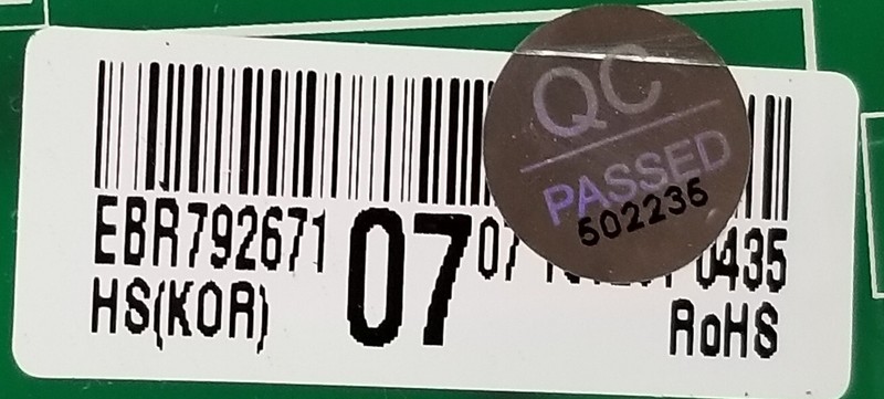 (Same Day Ship) LG Refrigerator Control EBR79267107 Same Day Ship gallery