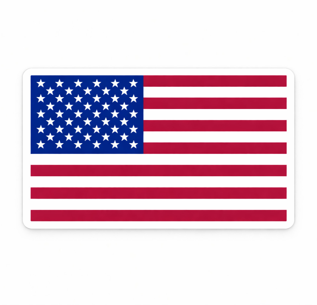 American Flag Sticker USA Flag Decal Patriotic Vinyl Car Truck Laptop Window gallery
