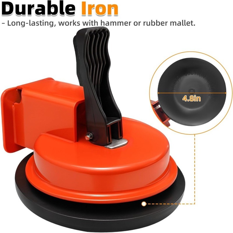 Floor Gap Fixer Tool with Suction Cup for Hardwood-Laminate and Vinyl Flooring gallery