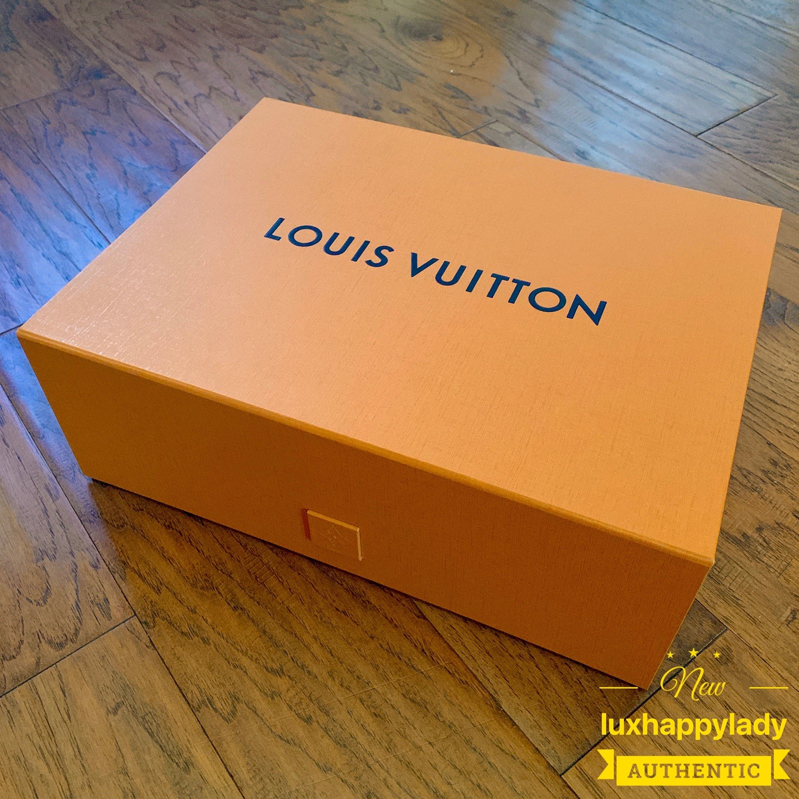 🔥NEW LOUIS VUITTON Large Magnetic Empty Neverfull Gift Box 14"x10"x5" gallery