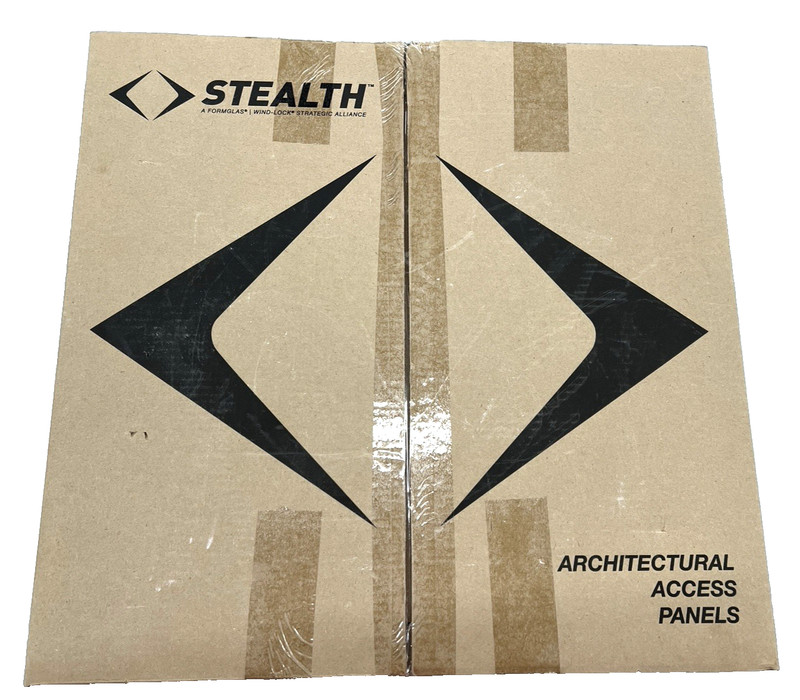 Stealth Hinged Access Panel Key Lockable 9" X 9" Fiber Glass Gypsum NEW IN BOX gallery