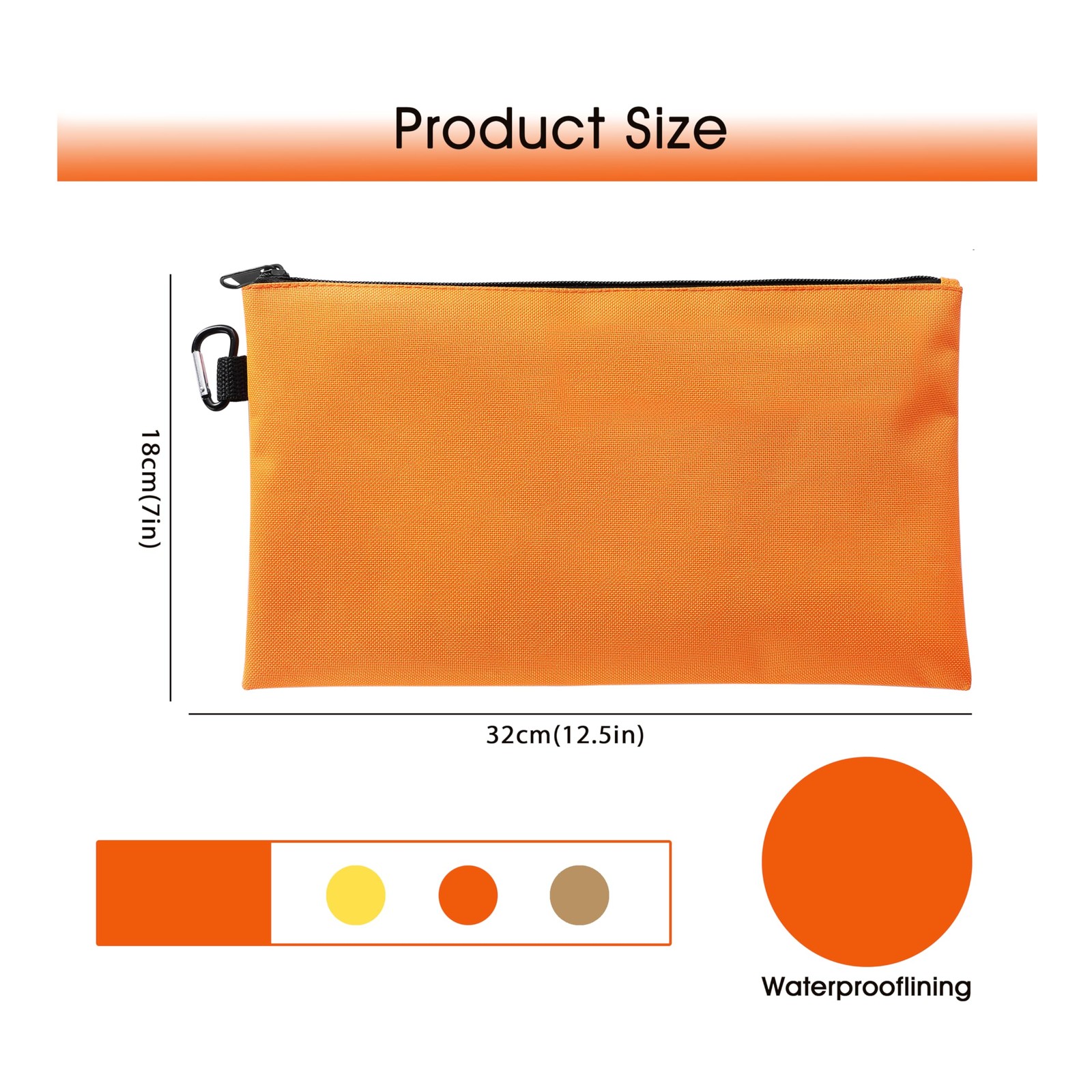 VRUIFA 3PCS Tool Pouches with Zipper, Premium small Tool Bags, Utility zipper... gallery