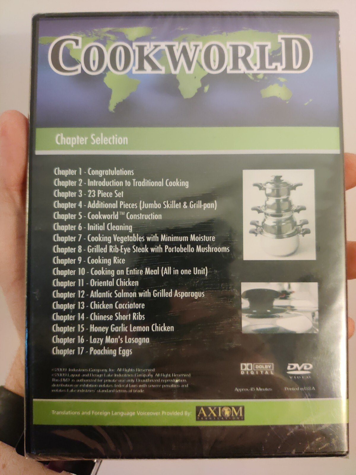 Cookworld Cookware Demonstration DVD and Product Information Video Free Ship gallery