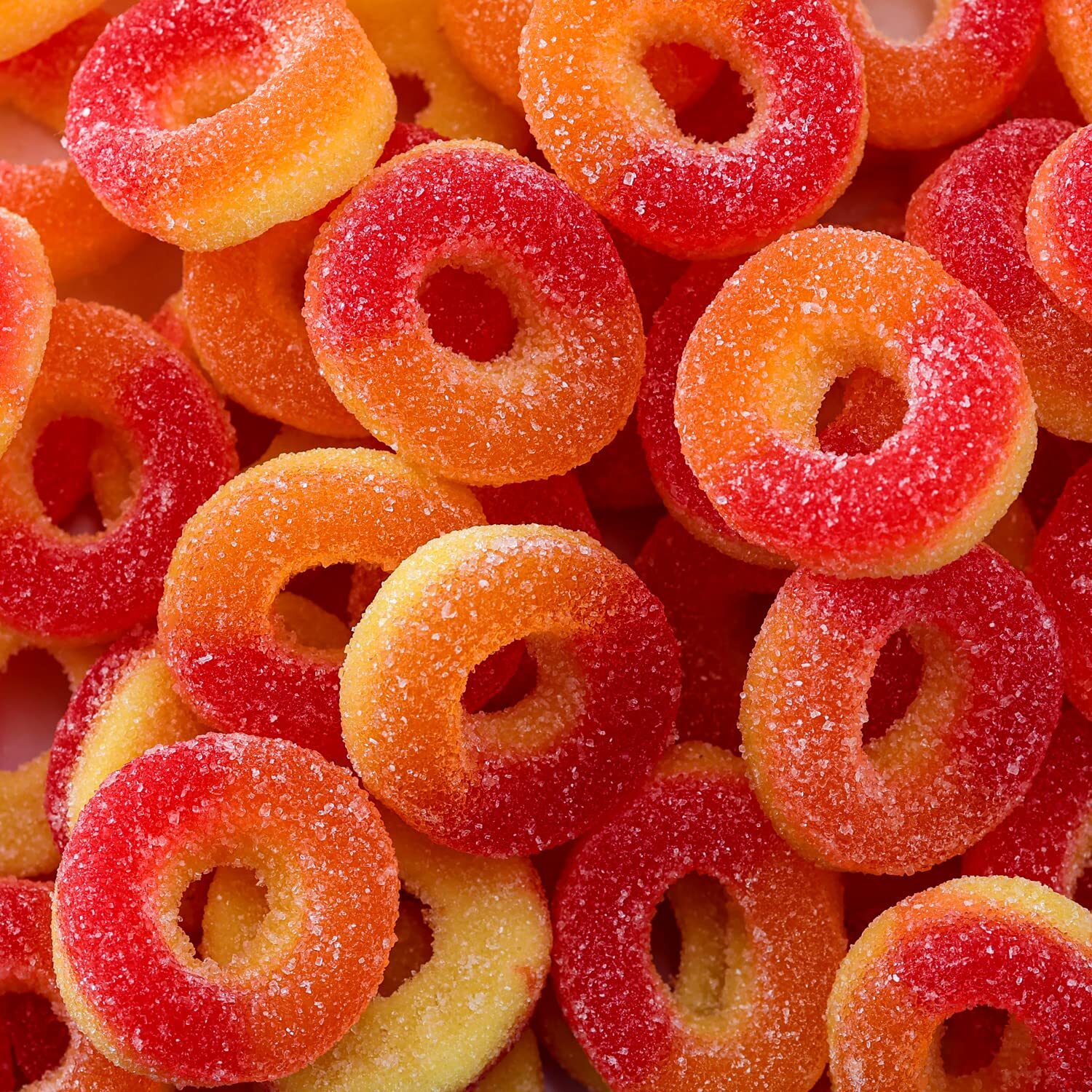 Funtasty Peach Rings Soft Gummy Candy, Sour and Sweet, Pack gallery