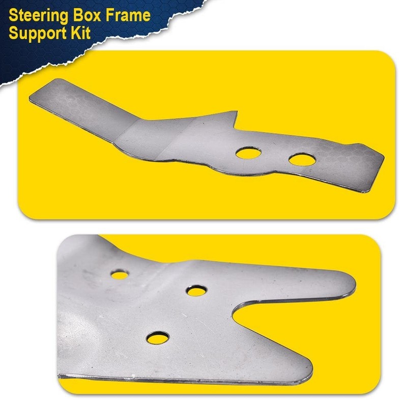 Steering Box Frame Support Kit, Compatible with 73-91 Chevy GMC C/K Pickup 2 ... gallery