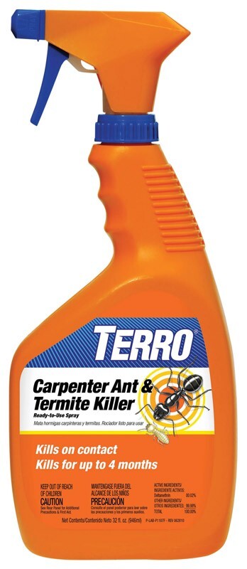Terro Carpenter Ant & Termite Killer RTU Kills On Contact For Up To 4 mnths 32oz