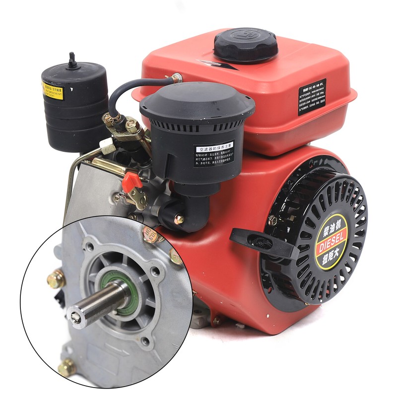 Diesel Engine 196cc 4 Stroke Single Cylinder Forced Air Cooling Diesel Engine gallery