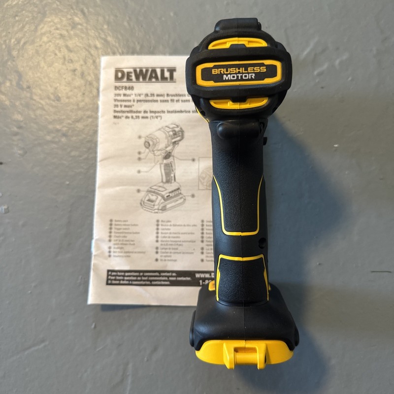 Dewalt DCF840B 1/4" 20V 20 Volt Max Brushless Cordless Impact Driver 1700 Ft LBS gallery