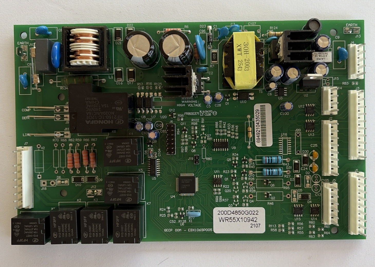 200D4850G022 GE Refrigerator Main Control Board Replacement WR55X10942C PS1672 gallery