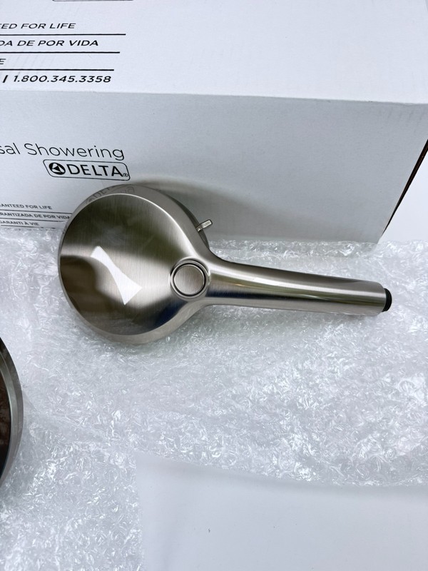 Delta 6-Setting In2ition ProClean Spotshield Showerhead Nickel Silver NOB gallery