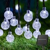23 FT 50 LED Solar Globe String Lights 8 Lighting Modes, Waterproof Patio Light gallery