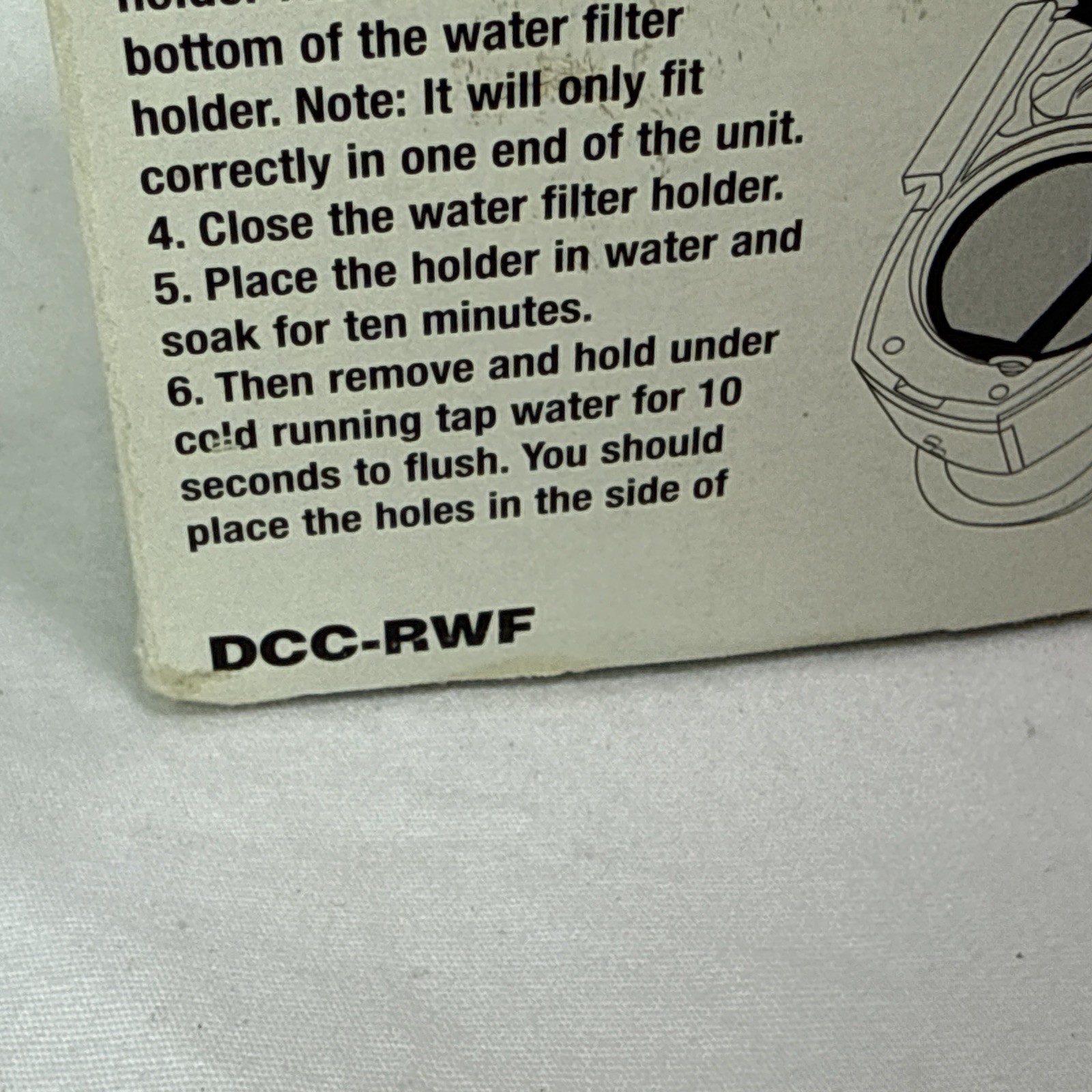 Cuisinart DCC-RWF Replacement Charcoal Water Filter - White 2 Pack gallery