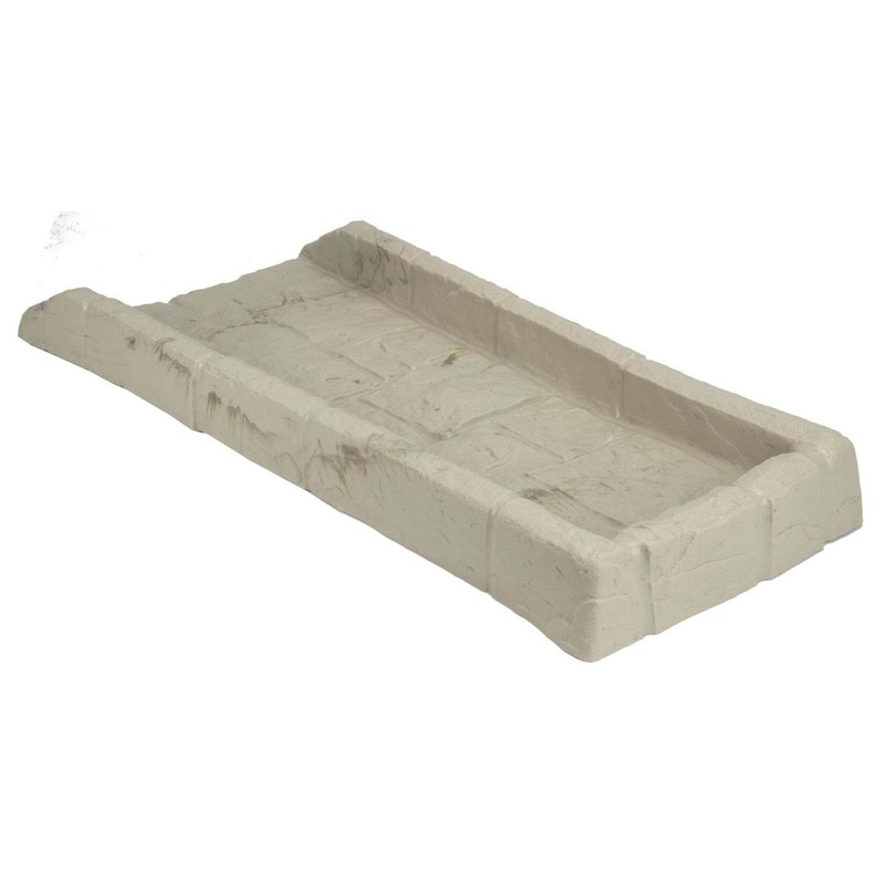Suncast Decorative Rain Gutter Downspout Splash Block, Light Taupe (6 Pack) gallery