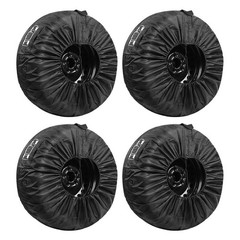 4 Pieces Tire Storage Covers Waterproof Dustproof Fits Tires 18 to 22 Inches