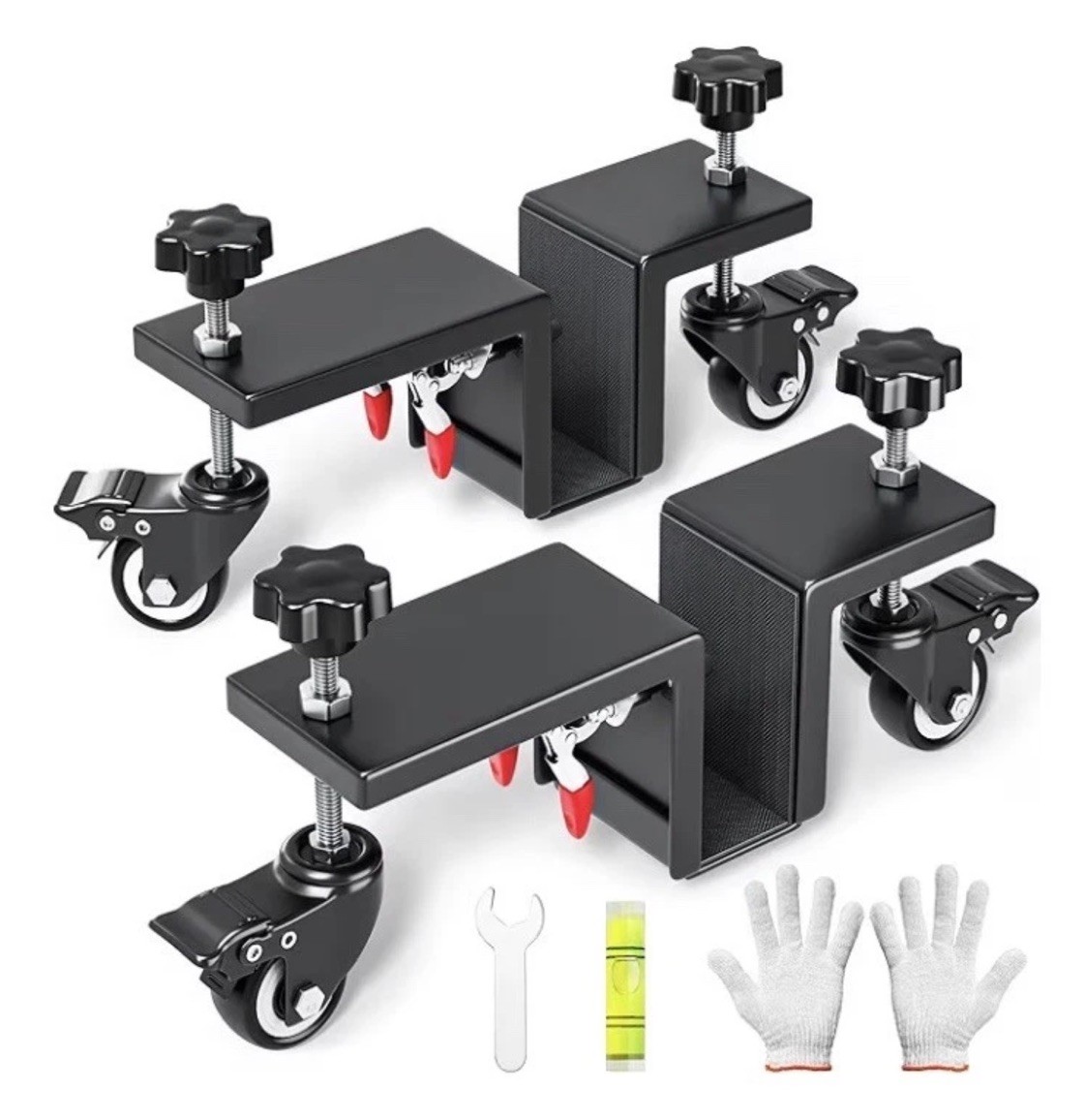 2 Pcs Door Hanging Installation Dolly Set Its Adjustable/ Holds Up 1000 Lbs gallery