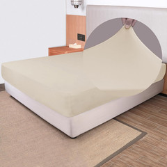 Soft Stretch King Size Fitted Sheet Only – Jersey Knit & Cozy T-Shirt Like, 4-Wa