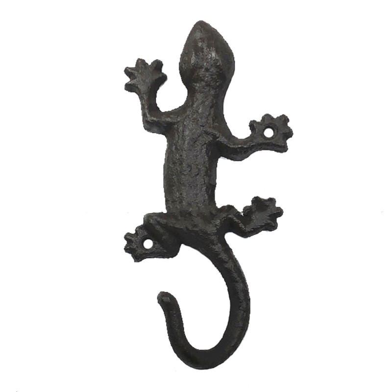 6.69In Coat Hook Lizard with Design Metal Wall Mount Hook for Hanging Coats Hat gallery