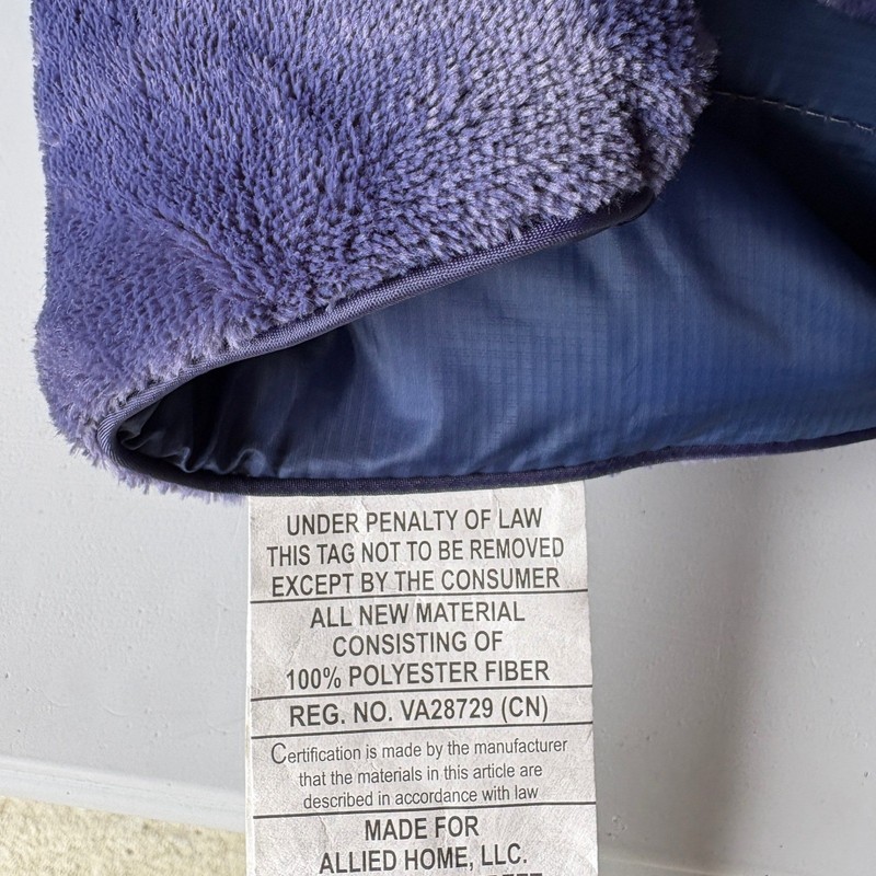 Below Zero Wearable Outdoor Blanket Blue Plush Outdoor Hiking Travel 72x54 gallery