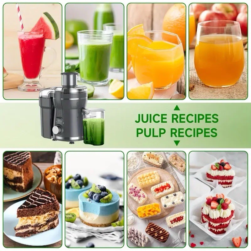 Juicer Machine 500W BPA-Free Wide Chute Easy Clean Fruit Vegetable Juice Maker gallery
