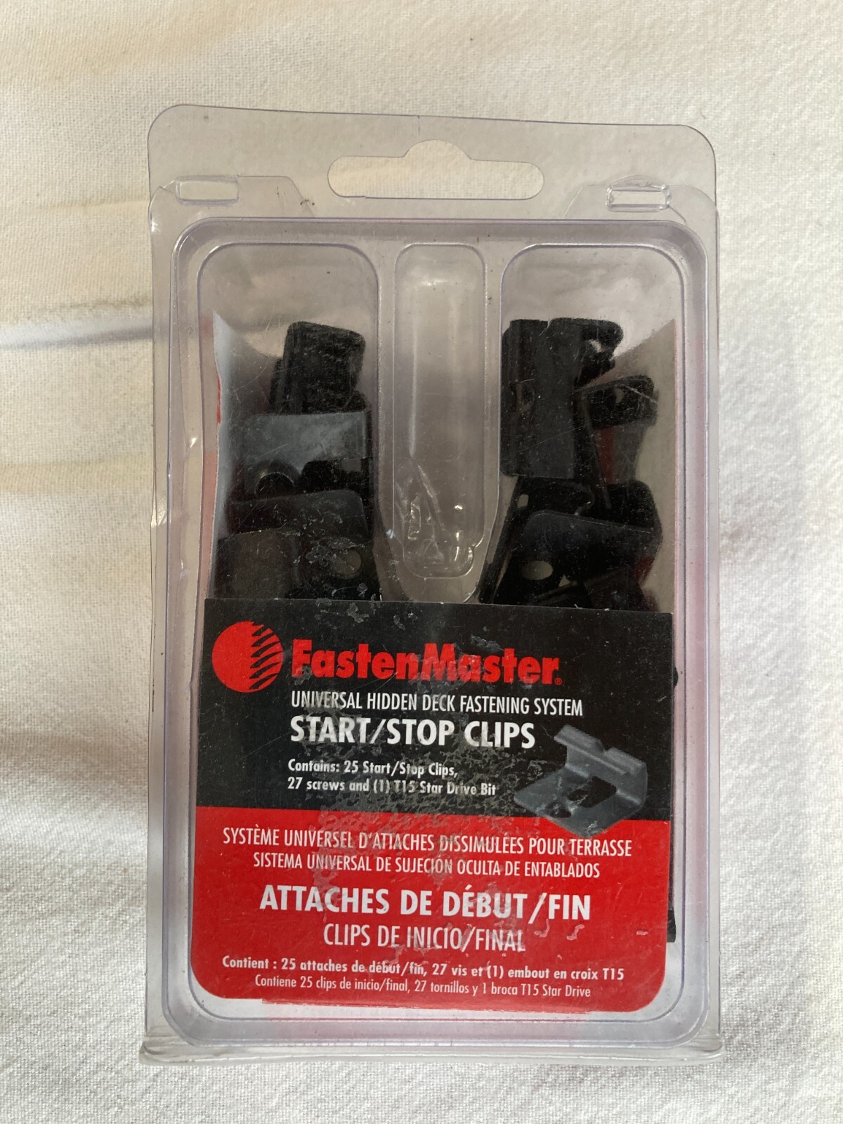 FastenMaster FMTHDSSCLIP-25 Start / Stop Clips Hidden Deck Fastener System, 25pk gallery