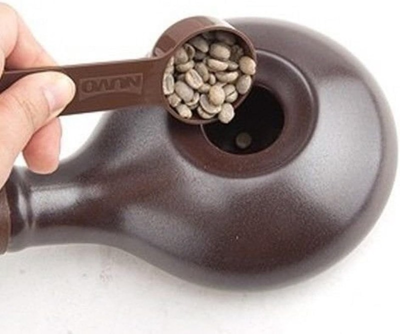 Waffle Shape Ceramic Coffee Bean Roaster for Home Brewing gallery