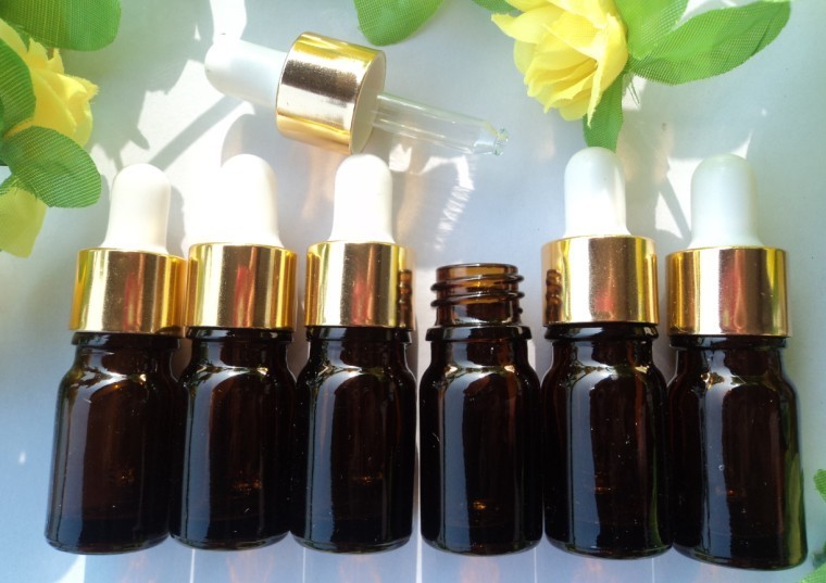 6pcs Brown Glass Bottle with Dropper 5ml10ml15ml20ml30ml50ml100ml gallery