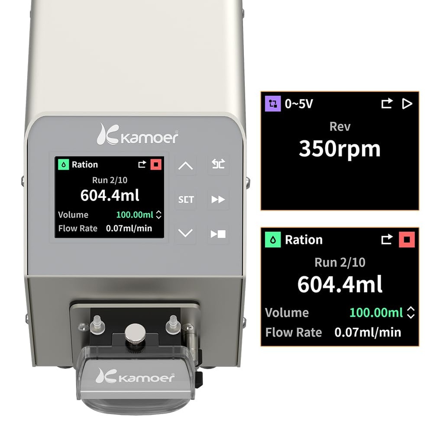 Kamoer LLS Plus V3 Intelligent peristaltic pump 0-180ml/min low flow 110V-220... gallery