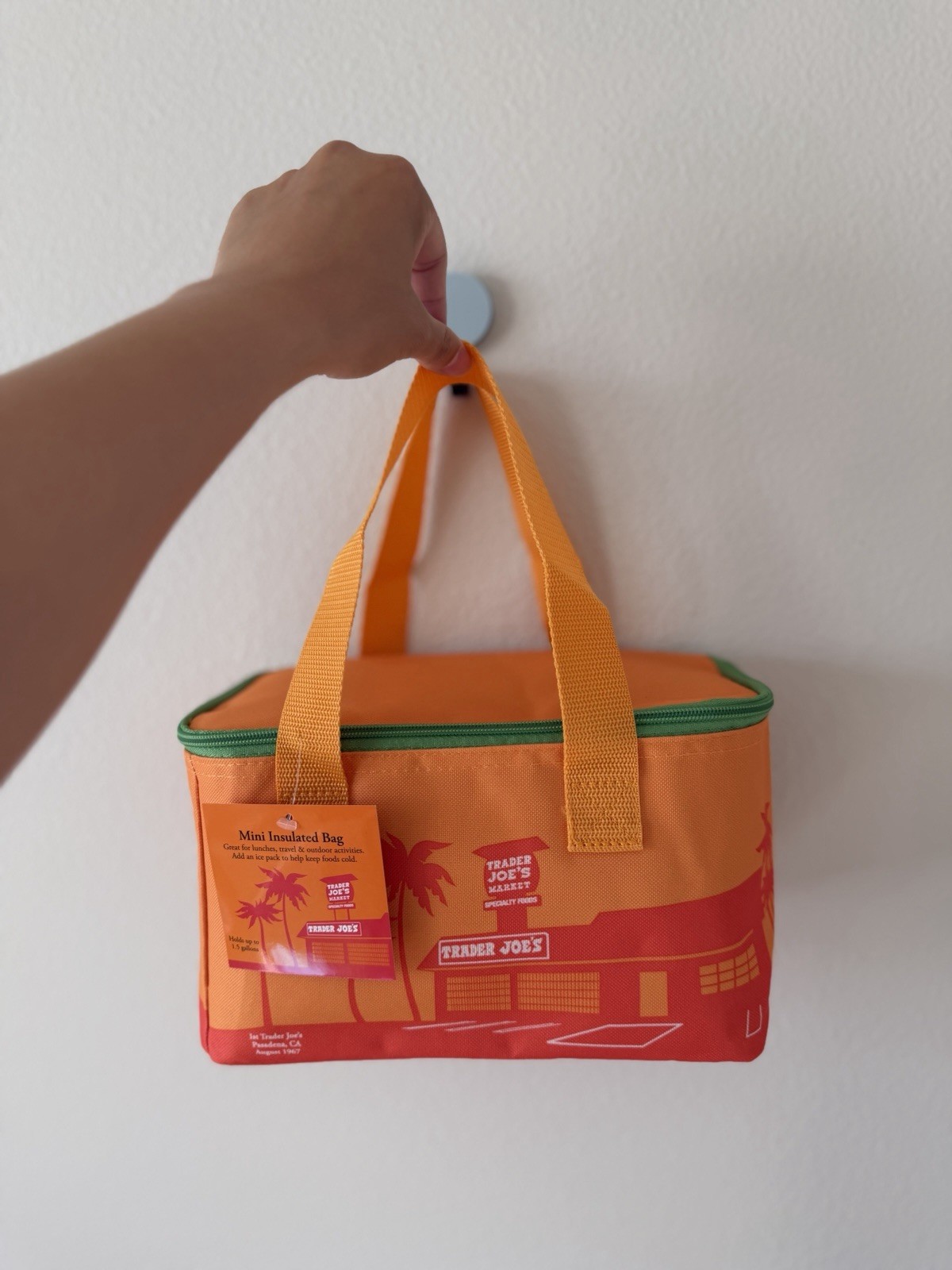 Trader Joes Mini Insulated Lunch Tote Bag - 2026 New - Orange, NWT Ready to Ship gallery
