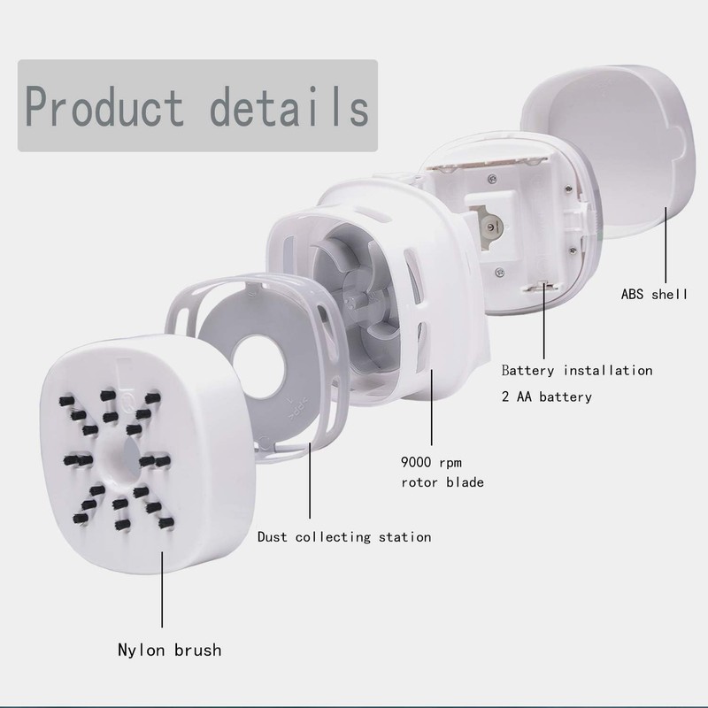 Efficient Handheld Desktop Vacuum with 400 Mins Runtime & Low Noise Operation gallery
