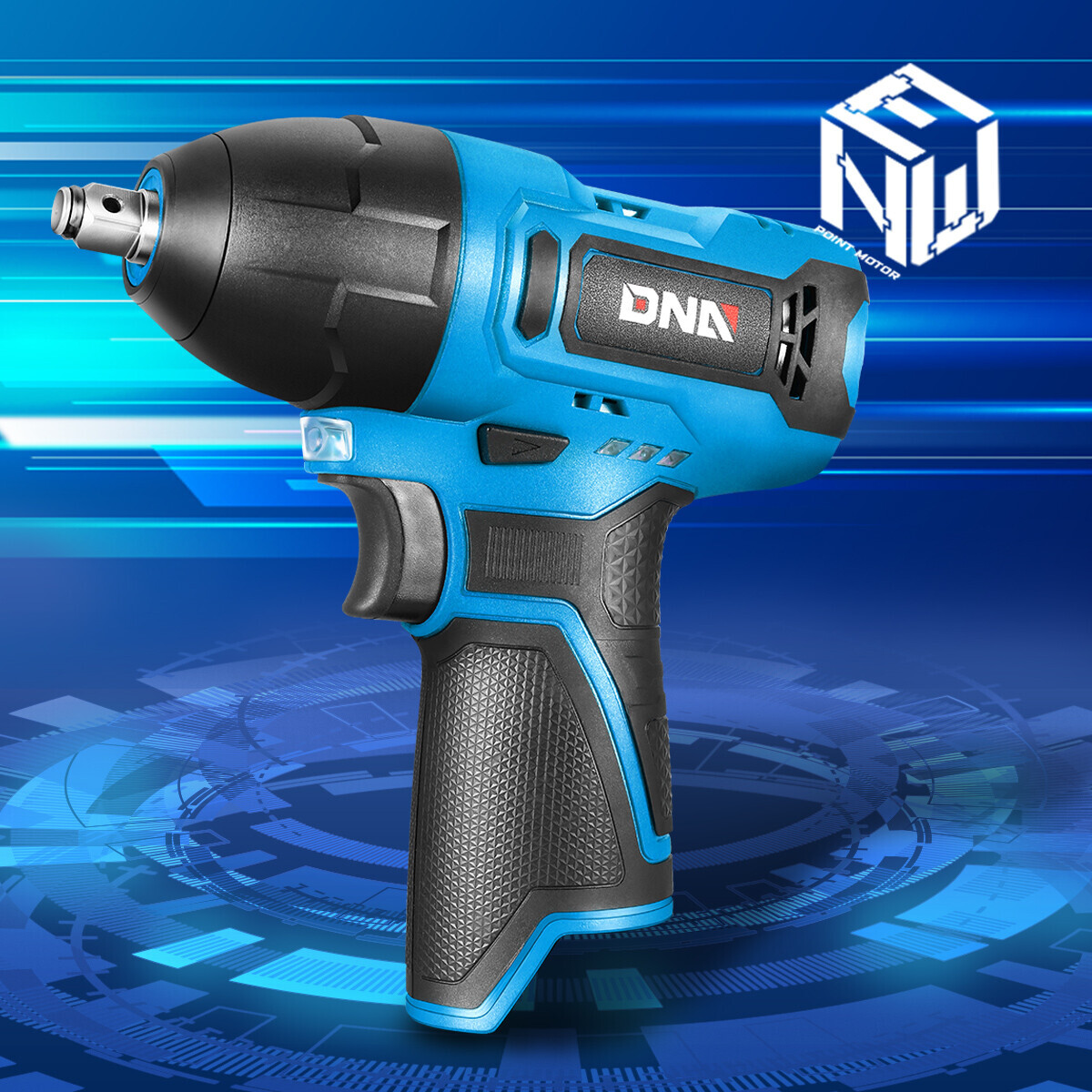 DNA Motoring 3/8” Chuck 12V Speed 2700/min Cordless Electric Ratchet Wrench Blue gallery