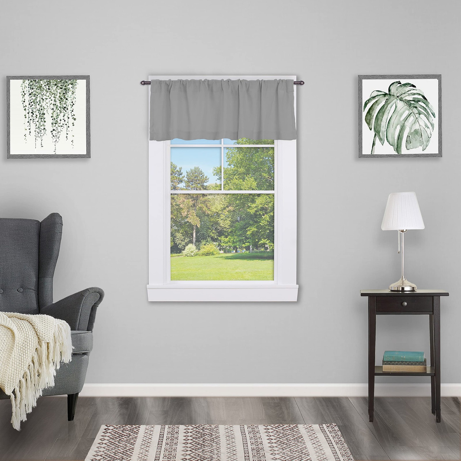 28-48 In. Adjustable Petite Café Curtain Rod, 2-Pack, 7/16 In. Diameter, Bronze gallery