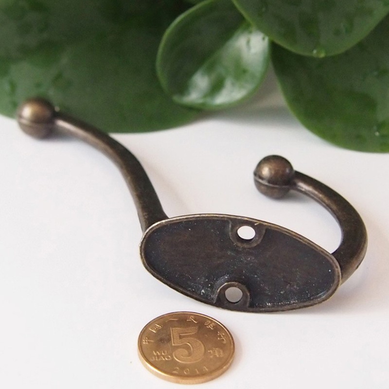 4 Pcs Metal Hooks Wall Mount Single Hooks Clothes Hat Holder Bracket for Home gallery