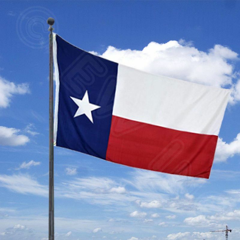 2 Pack 3x5 ft. 100% Polyester Sharp and Vivid Color Outdoor USA Texas Flag gallery
