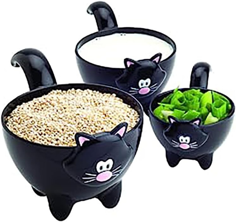 Meow Cat Stackable Kitchen Measuring Cups Set, Colors May Vary gallery