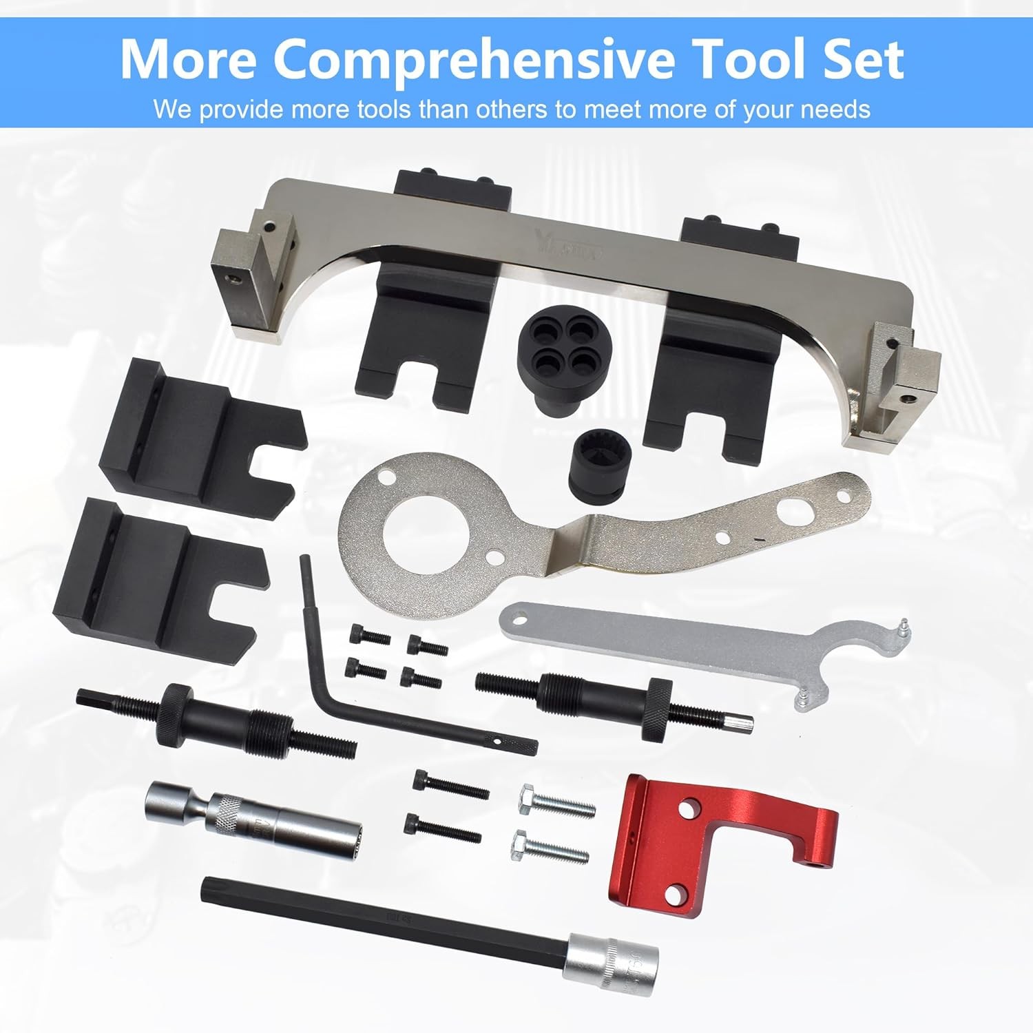 Camshaft Locking Tool Kit, Compatible with BMW B36 B37 B38 B46 B47 B48 21PCS gallery