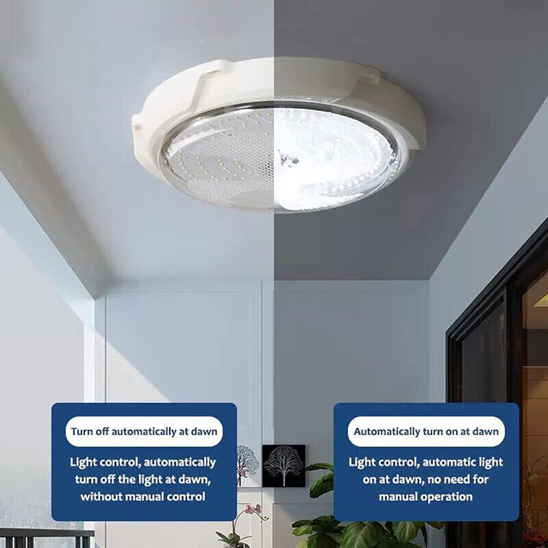 LED Solar Ceiling Light Indoor Outdoor Shed Solar Pendant Lamp w/ Remote Control gallery