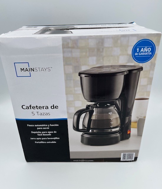 5 Cup Coffee Maker By Mainstays NIB gallery