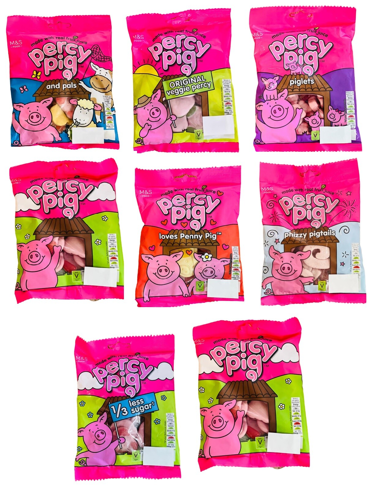 Percy Pig Variety Assorted Mix 170g/150g Packs Marks & Spencer M&S food gallery
