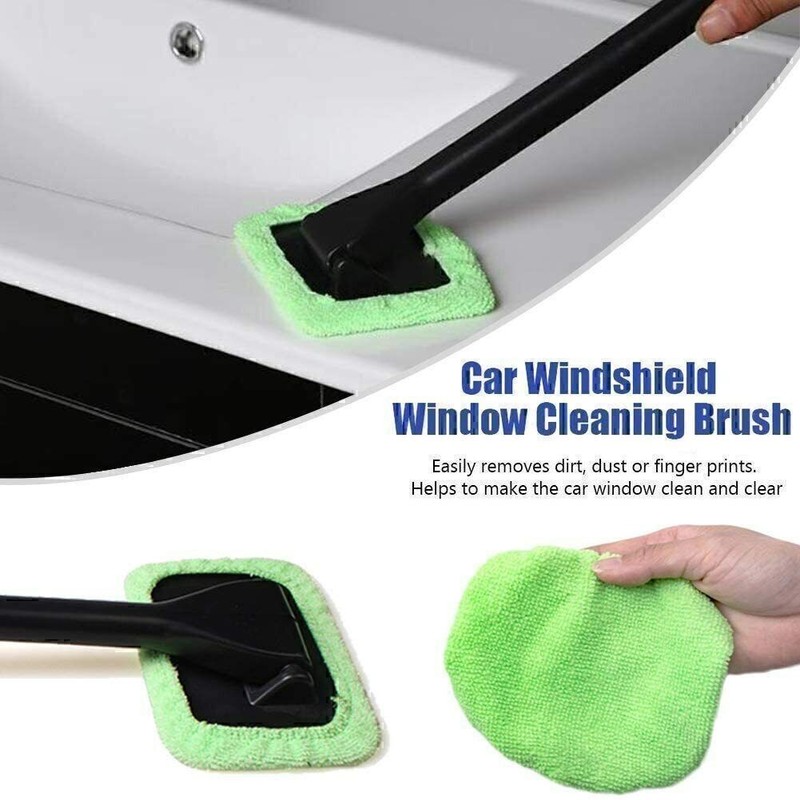 3 Pack Window Windshield Cleaning Tool Microfiber Car Wiper Cleaner Glass Brush gallery