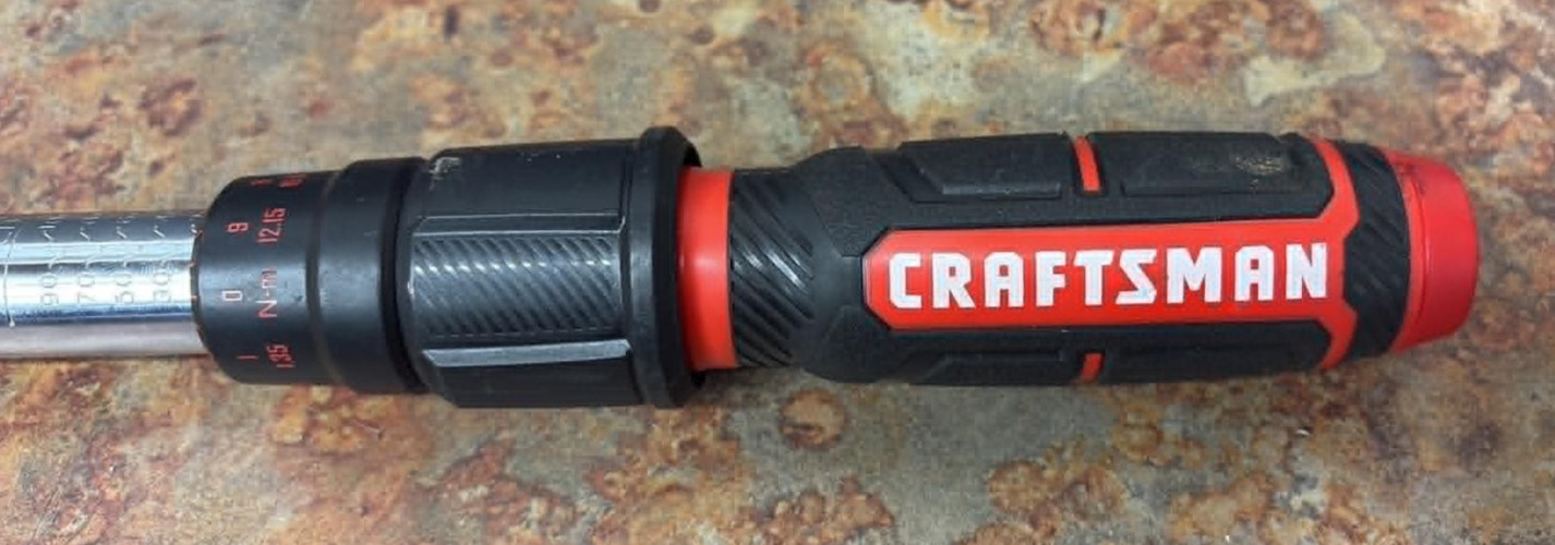 Craftsman CMMT99433 3/8 in Click Torque Wrench Ratcheting Reversible Steel D19 gallery