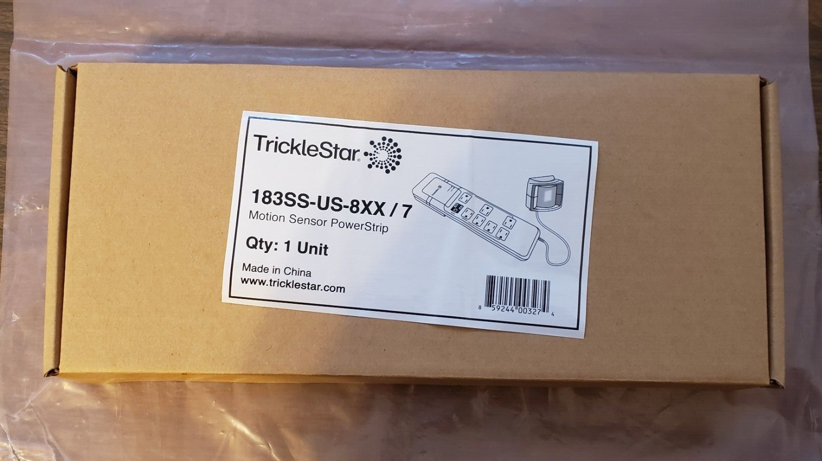TrickleStar 183SS-US-8XX Motion Sensor PowerStrip 1800W New in Box gallery