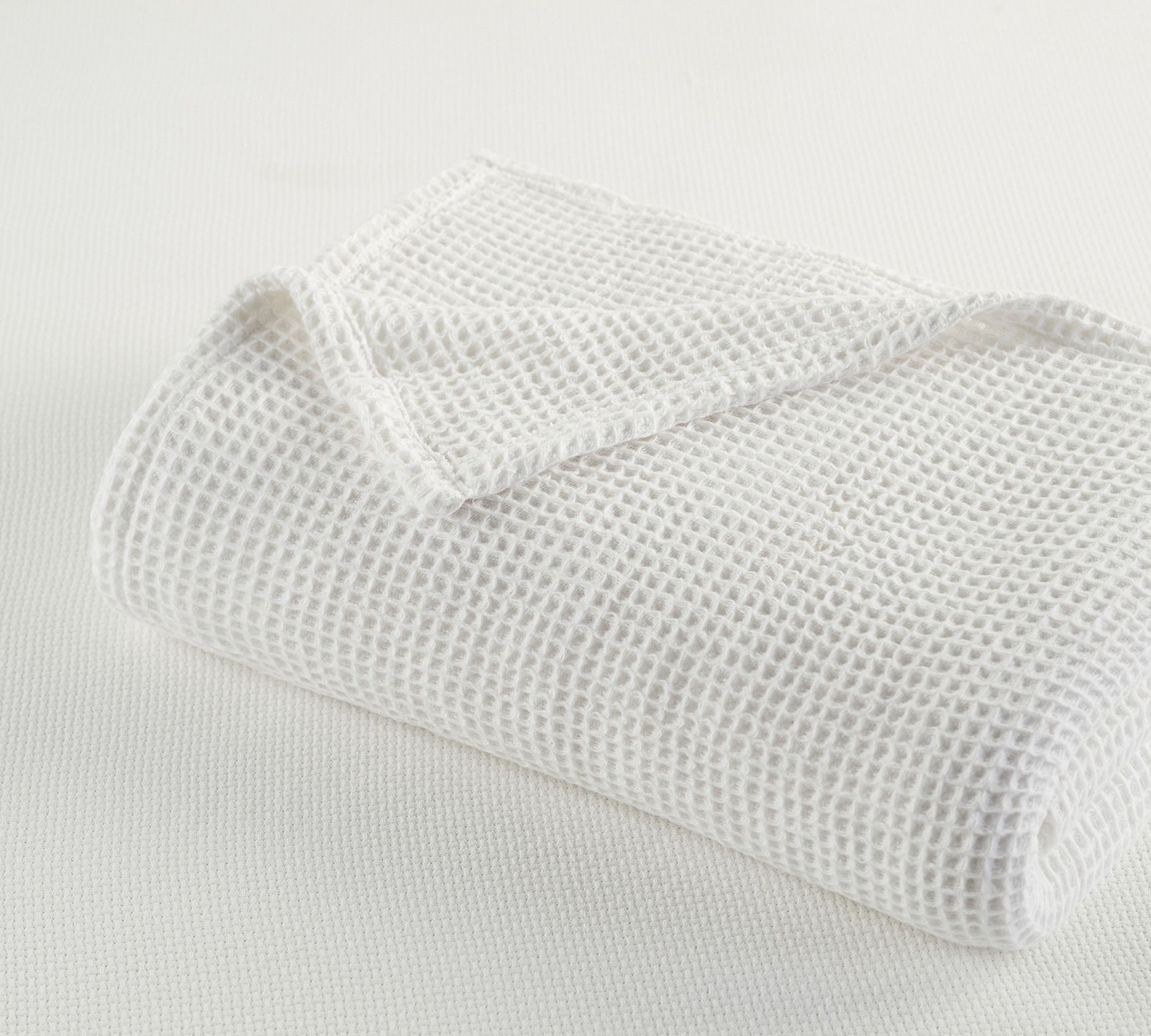 NEW Pottery Barn Waffle Weave Blanket Full Color gallery