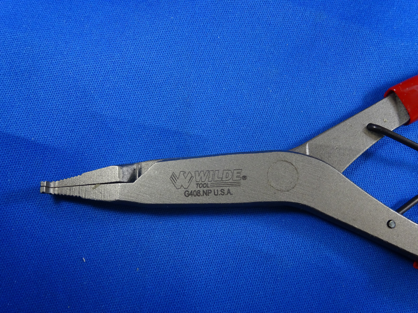 Wilde Tool G408.NP Curved 9" Lock Ring Pliers External Snap Retaining USA MADE gallery