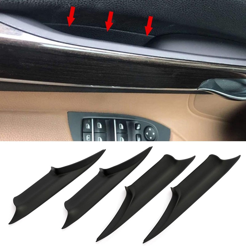 4PCS Inner Handle Pull Trim Cover for - 7 Series F01 F02 2008-20159858 gallery