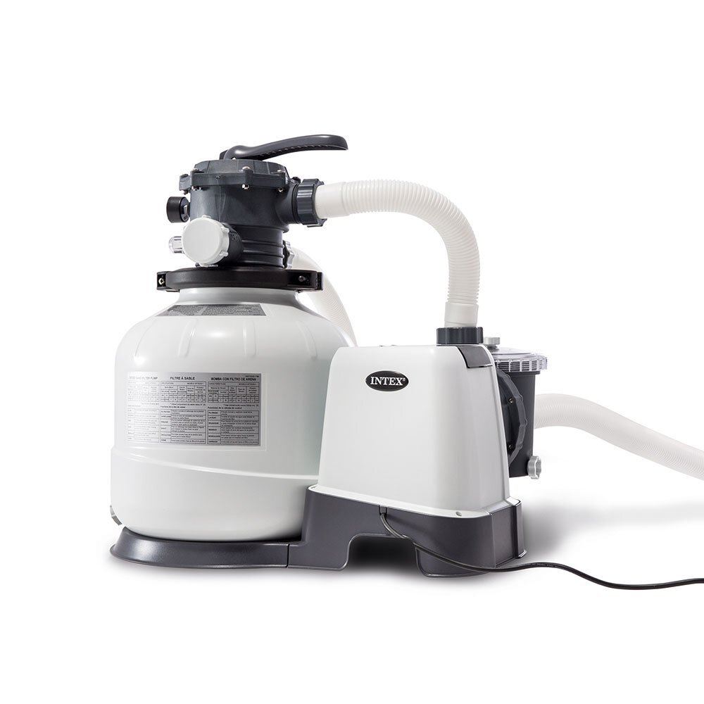 Pool Sand Filter Pump w/ Timer, Pool Maintenance Kit & Wall-Mounted Pool Skimmer gallery